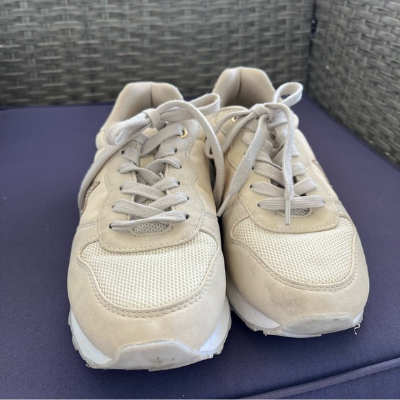 Vintage Havana Women's Washed Gold Glitter
Multi Ronit Star Lace-Up Sneakers SZ8 - Picture 3 of 8